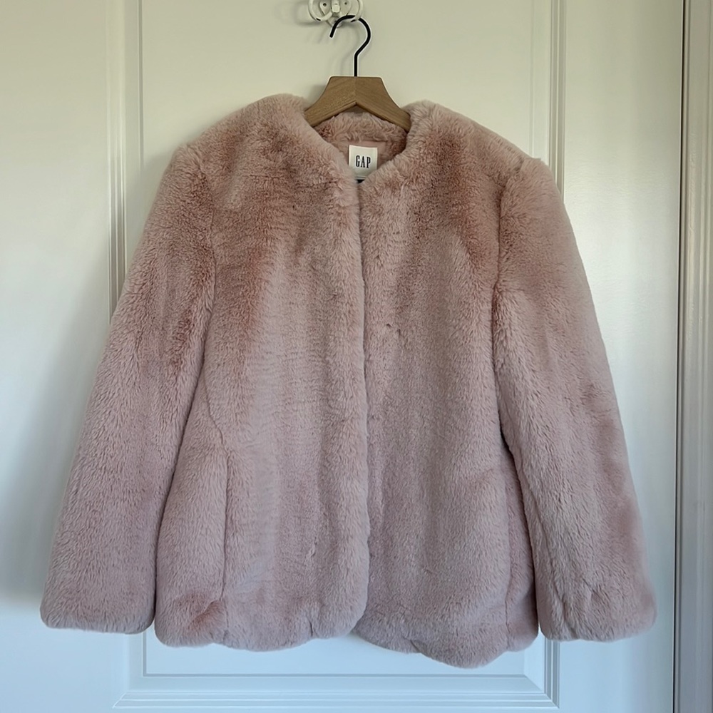 GAP faux fur jacket